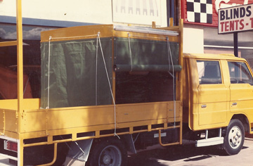 Truck Canopy by G.C. Sutherland canvas Goods
