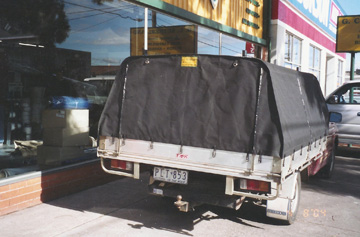 Ute Tray Canopy by G.C. Sutherland Canvas Goods