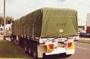 Truck Cover 1 by G.C. Sutherland Canvas Goods