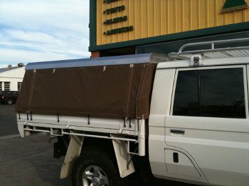 Ute Tray Canopy by G.C. Sutherland canvas Goods
